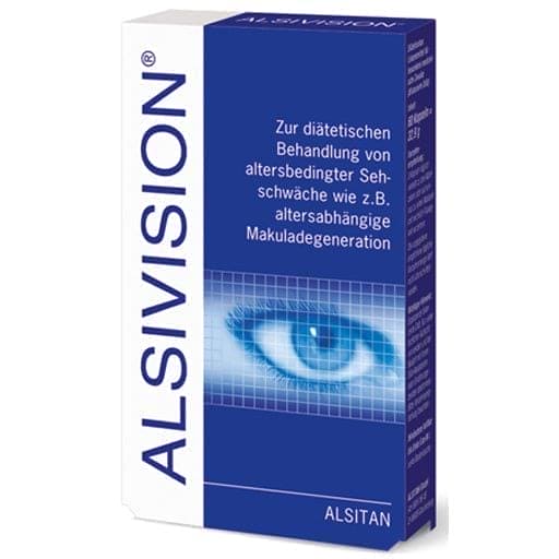 Age related macular degeneration, ALSIVISION capsules UK
