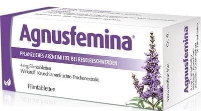 AGNUSFEMINA 4 mg film-coated tablets 100 pc menopause breast swelling UK