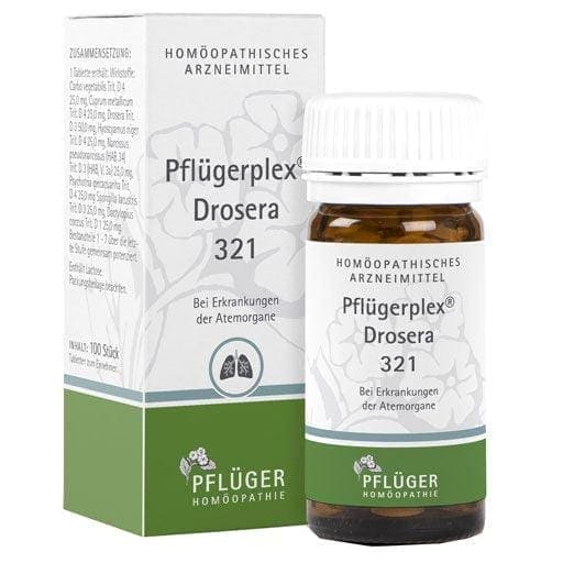 Airways inflammation, PFLUEGERPLEX Drosera 321 tablets UK