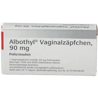 ALBOTHYL vaginal suppositories, infected vagina, yeast infection vagina treatment UK