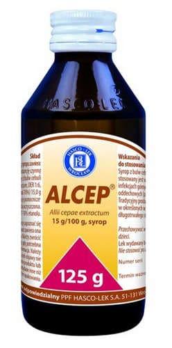 ALCEP syrup 125g cough remedies UK