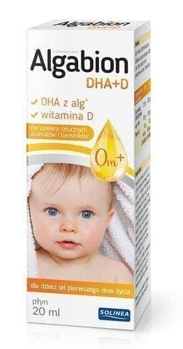 Algabion DHA + D drops 20ml docosahexaenoic acid UK