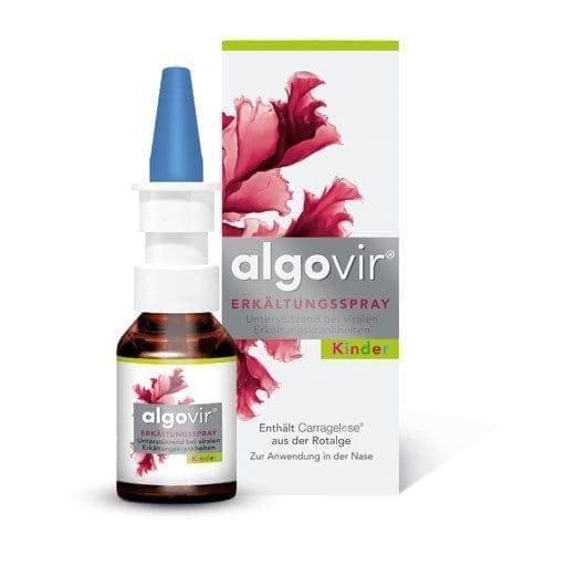 ALGOVIR children cold, carragelose nasal spray, red algae, iota carrageenan UK