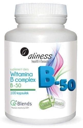 ALINESS Vitamin B complex B-50 x 100 capsules UK