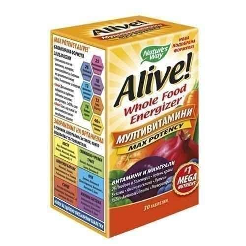 ALIVE complete vitamins 30 tablets UK