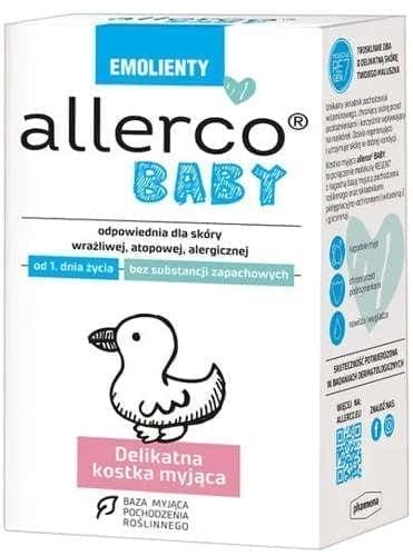 Allerco Baby Emollients delicate washing cube from the first day of life UK