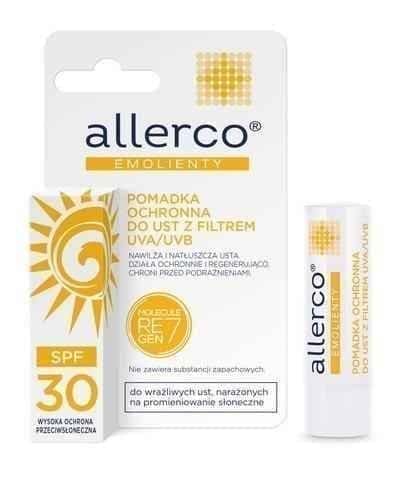 ALLERCO Protective lipstick with UVA / UVB SPF30 filter x 1 piece UK