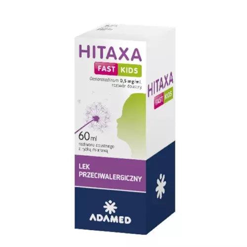 Allergies, allergy, Hitaxa Fast Kids oral solution UK