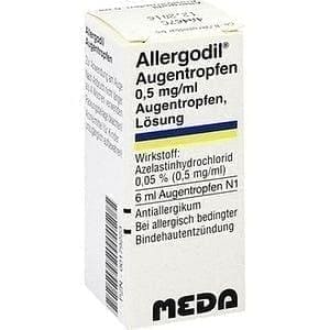 ALLERGODIL eye drops (GERMANY) allergic conjunctivitis UK