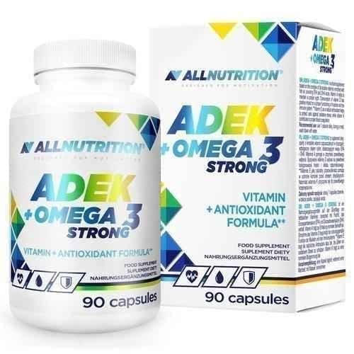 Allnutrition Adek + Omega 3 Strong x 90 capsules UK