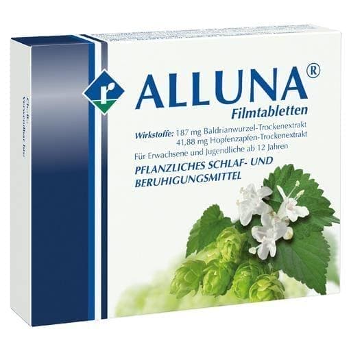 ALLUNA film-coated tablets 20 pc How to fall asleep faster UK