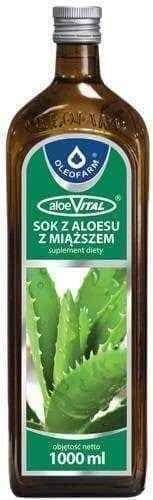 AloeVital Aloe juice with pasteurized 1000ml flesh UK