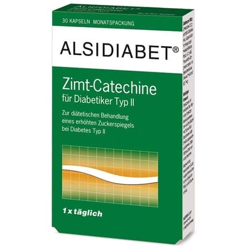 ALSIDIABET, cinnamon, catechins, type ii diabetes treatment capsules UK
