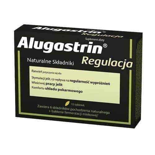 Alugastrin regulation x 15 tablets, lactobacillus acidophilus, bifidobacterium bifidum UK