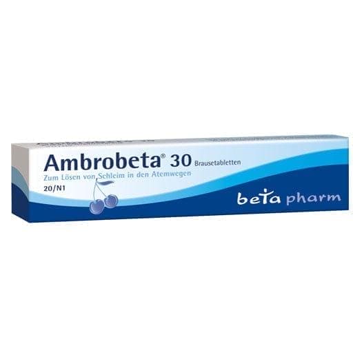 AMBROBETA 30, Ambroxol effervescent tablets UK