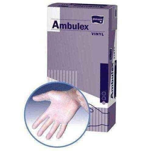 Ambulex Vinyl Gloves non-sterile powder free Size S x 100 pieces UK
