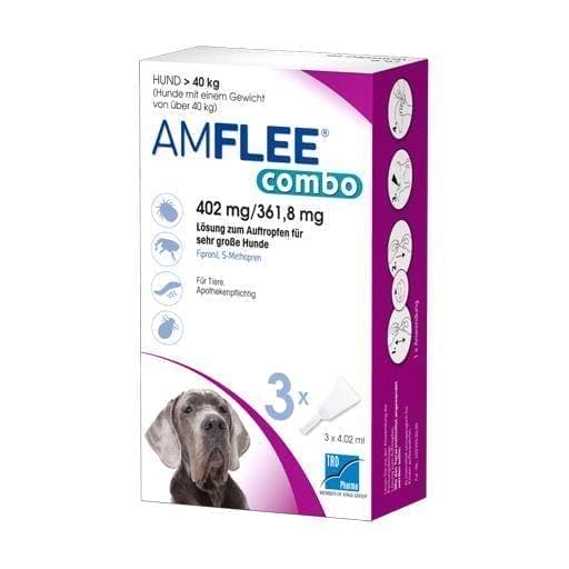 AMFLEE combo 402 / 361.8mg solution for dogs over 40kg UK