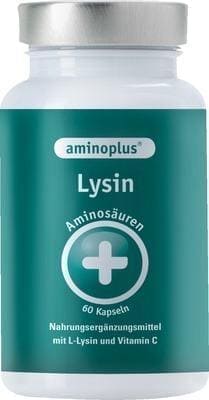 AMINOPLUS lysine plus vitamin C capsules 60 pcs l-lysine UK