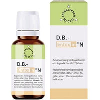 Amoebic dysentery treatment, bronchitis, hemorrhoids, DB Entoxin N drops UK