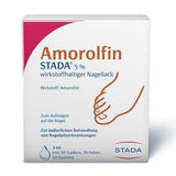 AMOROLFINE nail lacquer STADA 5% medicated fungal diseases UK