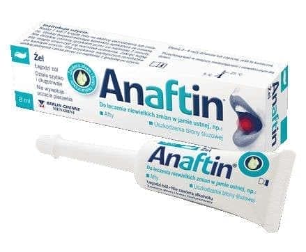 Anaftin gel for aphthae 8ml, mouth ulcer treatment UK