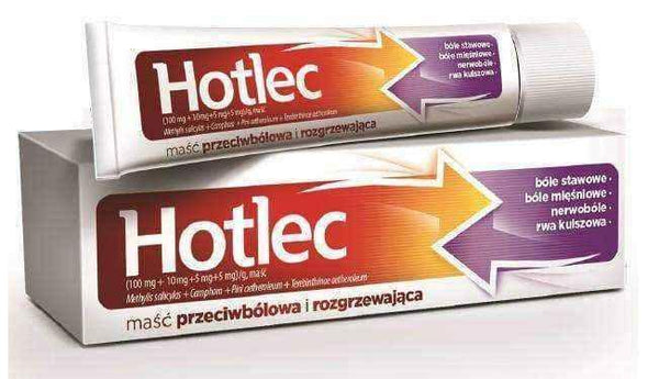 Analgesic ointment Hotlec an analgesic and warming ointment 30g UK