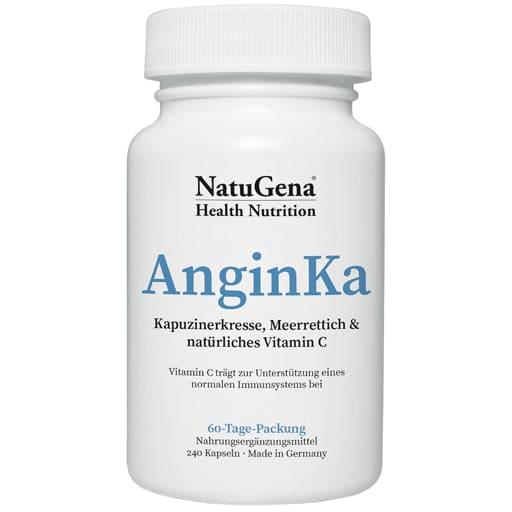 ANGINKA nasturtium + high-dose vitamin C capsules UK