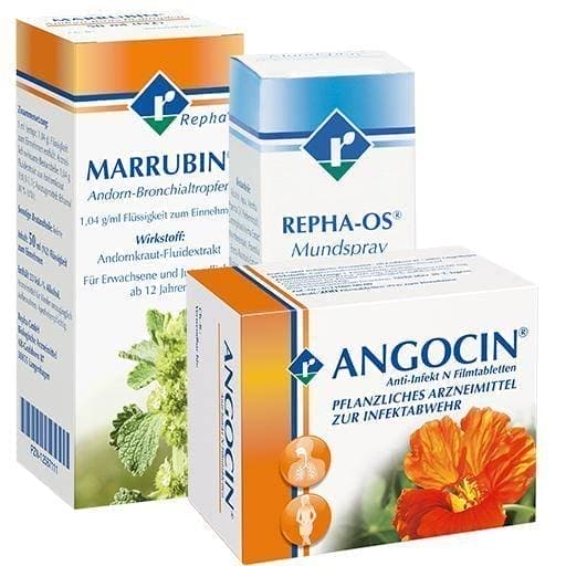 ANGOCIN - MARRUBIN - REPHA OS Combination pack 1 pc UK