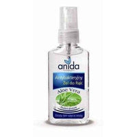 ANIDA Aloe Vera antibacterial gel with 50ml dispenser UK