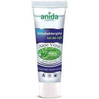 Anida Antibacterial Hand Gel Aloe Vera 50ml tube, aloe vera products UK