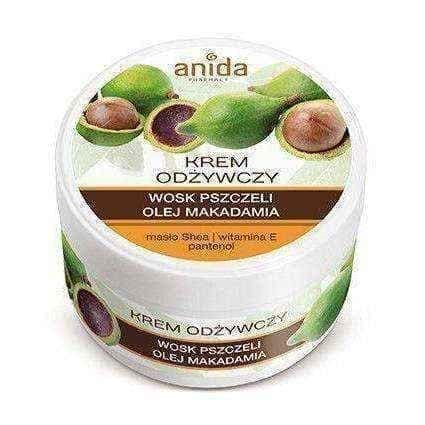 ANIDA cream beeswax and macadamia oil 125ml, beeswax hand cream UK
