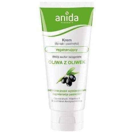 Anida cream for hands and nails olive regenerating 100ml nail nourishment UK