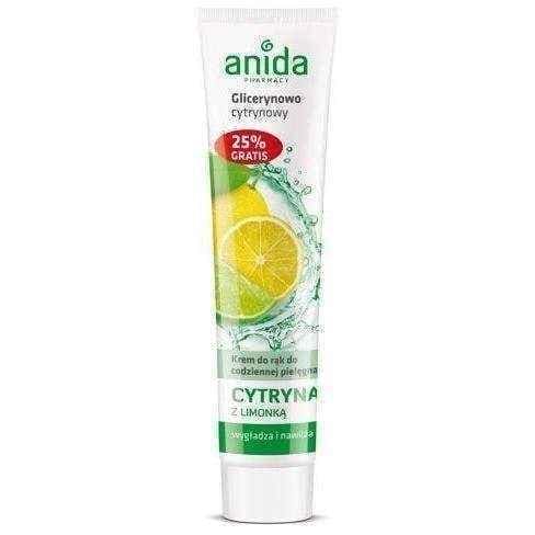 Anida Creams glycerine lemon 125ml glycerin moisturizer UK