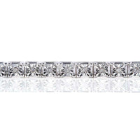Annello by Kobelli Sterling Silver 1/2ct TDW Illusion Set Diamond Tennis Bracelet UK