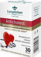 Anti cholesterol, Anticholest x 30 capsules, monacolin k UK