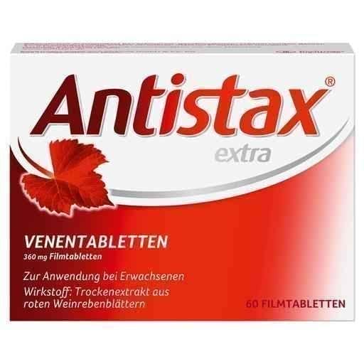 ANTISTAX extra vein tablets 60 pc Relieves tired, heavy legs UK