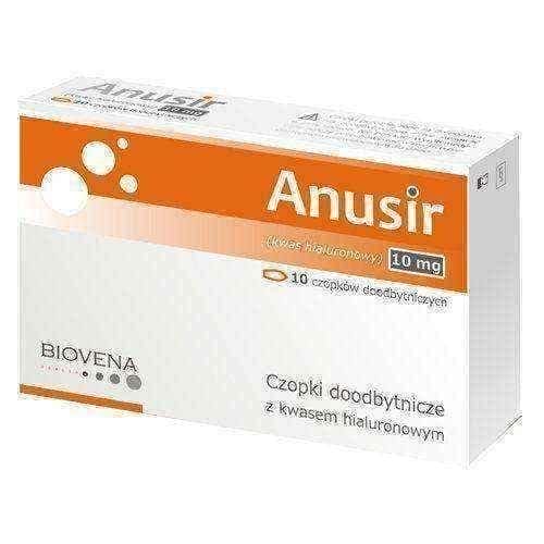 ANUSIR suppositories, recovery irritated mucous membrane of the rectum, anal canal UK