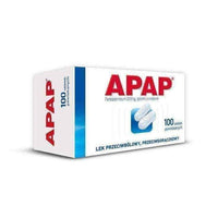 APAP 0.5 x 100 tablets, Paracetamol UK