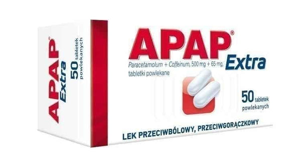 APAP Extra x 50 tablets UK