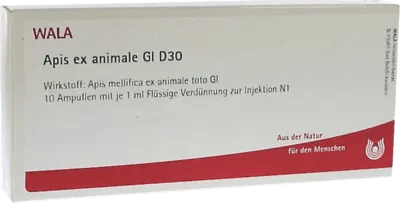 APIS EX animale GL D 30 ampoules UK