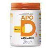 ApoD3 1000j.mx 60 capsules, cholecalciferol deficiency, Vitamin D UK
