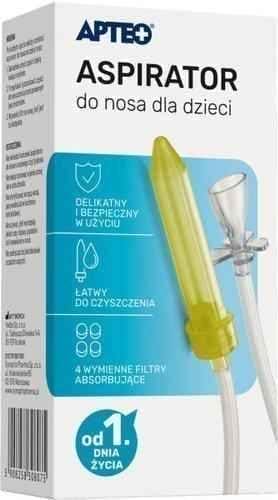 Apteo Inhalator APTEO CARE Baby nose aspirator x 1 piece, baby nasal aspirator UK