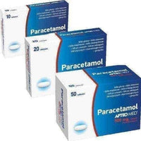APTEO MED Paracetamol 0.5g x 20 tablets, paracetamol 500 mg UK