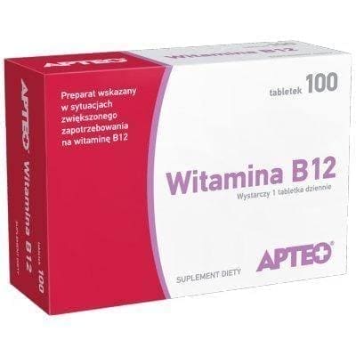 APTEO VITAMIN B12 100 x 10 mcg tablets UK