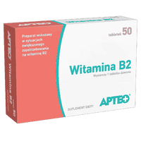 APTEO Vitamin B2 3mg x 50 tablets, vitamin b 2, riboflavin tablets, vit b2 UK