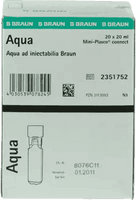 AQUA AD injectabilia Miniplasco sterile water for injections UK