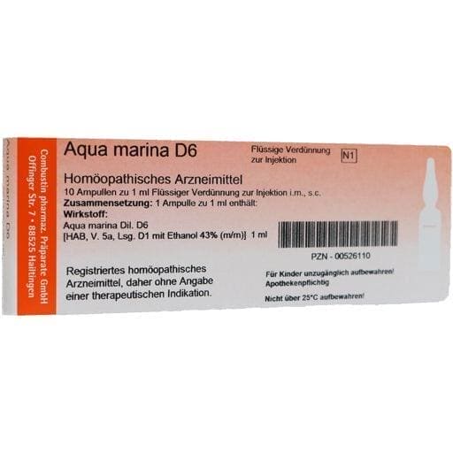 AQUA MARINA D 6 ampoules UK