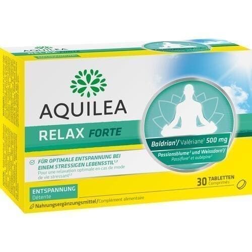 AQUILEA Relax forte, valerian, passion flower, hawthorn extract UK