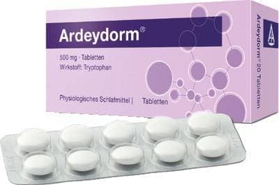 ARDEYDORM tablets 50 pc tryptophan supplement UK