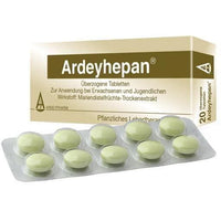 ARDEYHEPAN coated tablets 20 pc Milk thistle extract, liver cirrhosis UK